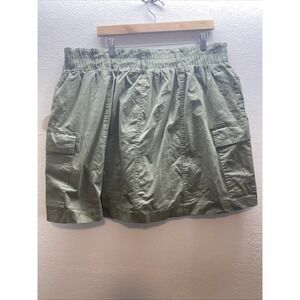 Ava Viv Skorts Shorts/Skirt Size‎ 1X Olive Green New